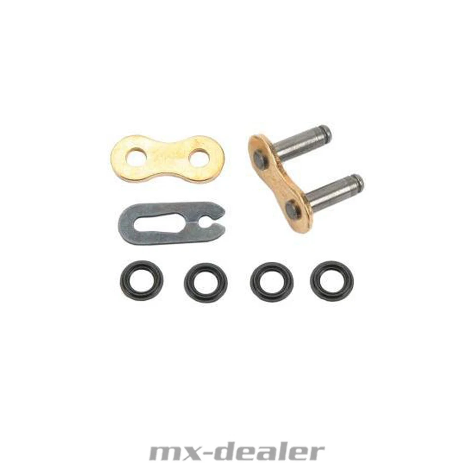 DID 520 VX3 X Ring Kette Gold verstärkt G&B 118 Glieder offen Clipschloß VX-3 - Bild 2 von 3