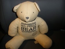 Vtg 1985 Dakin Canvas No Frills Bear 10  Durable Plush Plain Wrap Product P67 