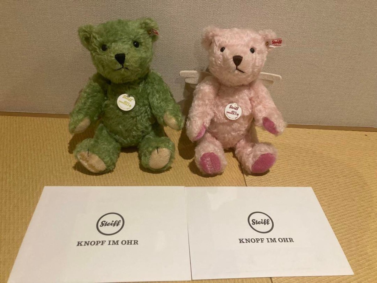 新品　値下交渉可能　Sakura Teddy Bear シュタイフ　steiff Steiff Teddy bear Japanese Collectors Sakura 18㎝ New From