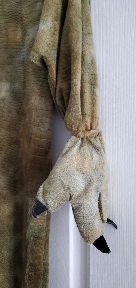 Niños Pequeño Dinosaurio Verde Peluche Como Halloween Vestir Juego Disfraz Foro Cos. Foto 4 de 4