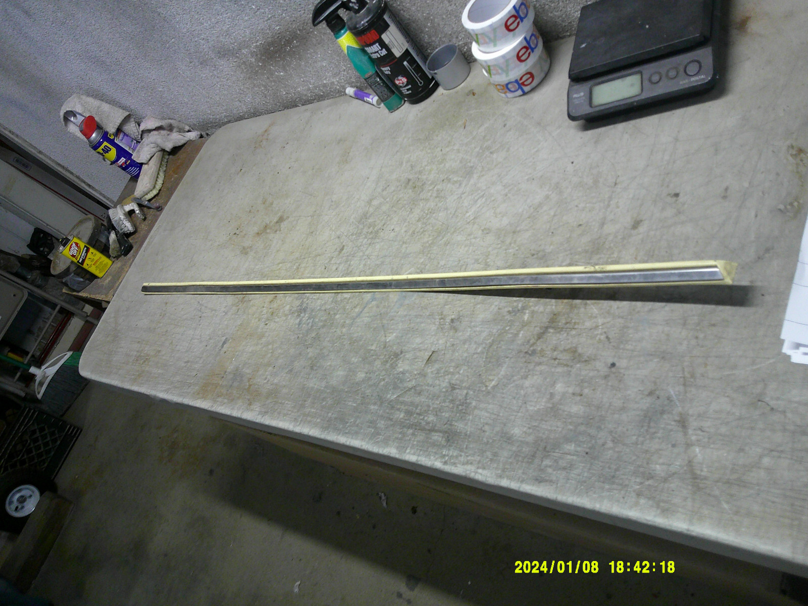 Driver Door Moulding Yellow Chrysler Maserati TC 89 90 91 #