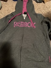 Woman  s Reebok Zip Up Hoodie Size M