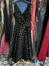 Ball Gown Dress size 8 Black Designer See Line NEW