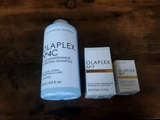 NEW - OLAPLEX No.4C Bond Maintenance Clarifying Shampoo 8.5 oz. & No.7 Bonding 
