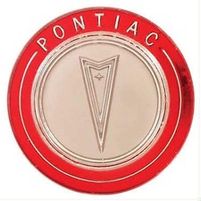 1964 Pontiac Sport Steering Wheel Horn Button Emblem