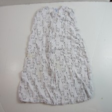 Halo SleepSack Baby White Llamas 100 Cotton Medium 6-12 months