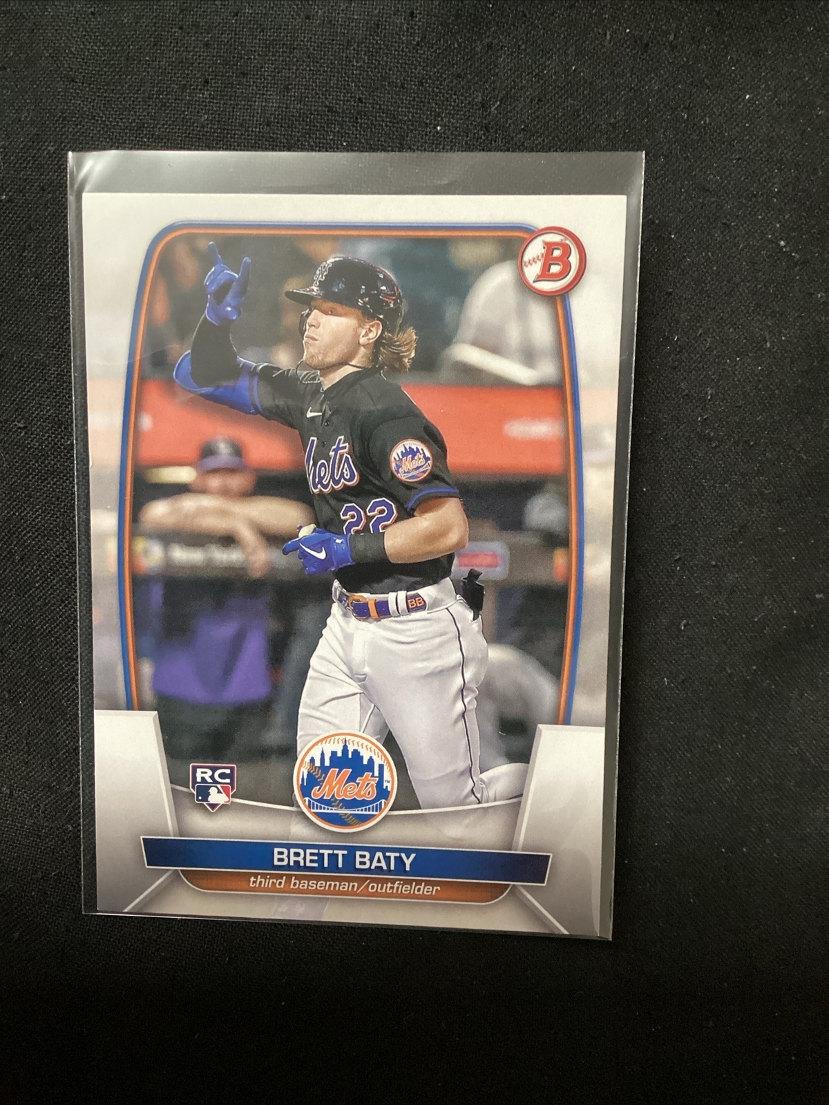 2023 Bowman Brett Baty #80 Rookie RC Mets                    JT39
