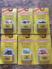 Lot of 6 MATCHBOX ORIGINALS 1992, NO. 1, NO. 4, NO. 6, NO.9, NO. 26, NO. 32 NIP