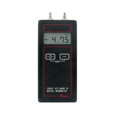 Dwyer  Handheld Digital Manometer, 475-3-FM, 0-200'' w.c. (49.82 kPa)