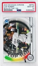 2020 Bowman Chrome Luis Robert RC Bowman Scout’s Top 100 Prospects PSA 10 💎