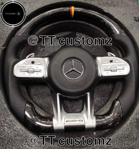 Mercedes Benz Customisable Carbon LED Steering Wheel A/C/E/S/G Class Plug & Play - Picture 7 of 7