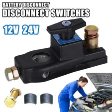 Car Battery Disconnect Isolator Cut Off Switch 12-24V Universal Battery Terminal