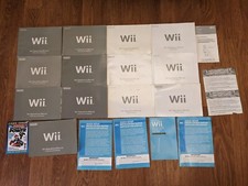 Lot of Nintendo Wii Operations Manual System Setup