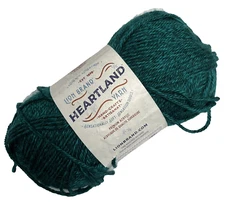 Lion Brand Acrylic Yarn Heartland Teal 171 Cuyahoga Valley 5 Oz 251 Yard