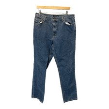Vintage LA Blues Straight Leg Medium Wash Blue Jeans Size 14 100 Cotton