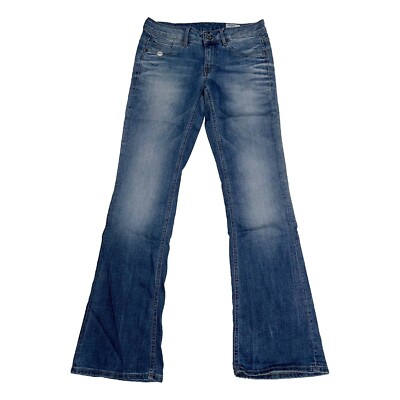 G-STAR Damen Jeans blau 3301 Bootleg UVP 80£