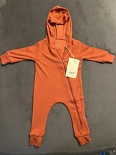 Kyte Baby Orange Romper 0-3 Months
