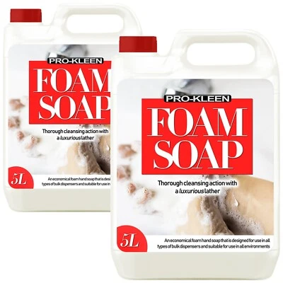 PRO-KLEEN ProKleen Foam Soap Citrus Wash Liquid Dispenser Refill Foaming Salt Free 10L