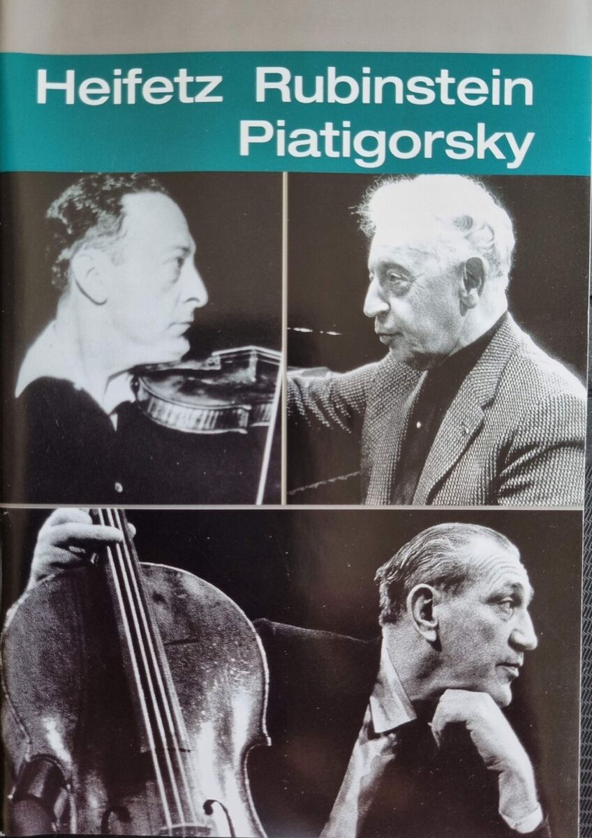 Dvd Heifetz, Rubinstein, Piatigorsky - Classic Archive. - CLÁSSICO