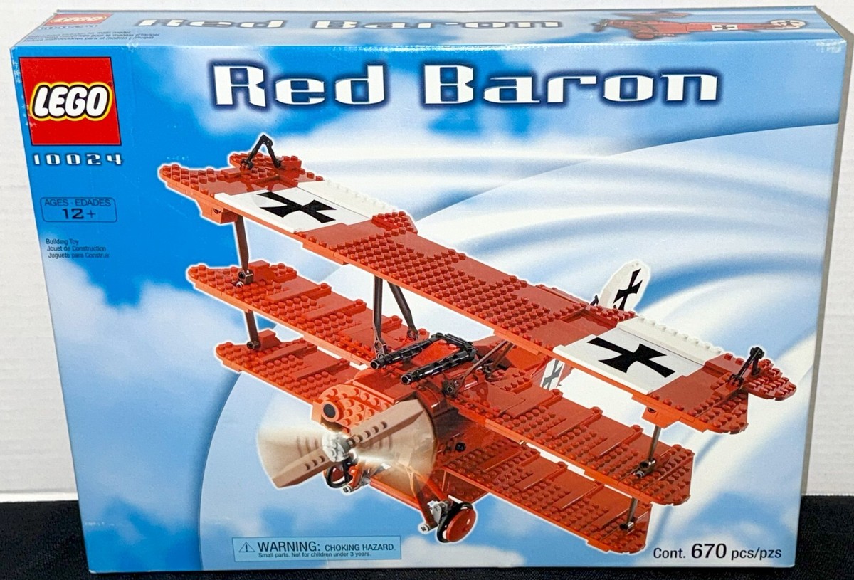 BRAND NEW! LEGO ADVANCED MODELS 10024 RED BARON AIRCRAFT MODEL PLANE