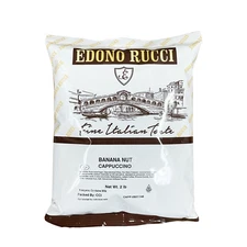 Edono Rucci Powdered Cappuccino Mix, Banana Nut, 2 lb bag