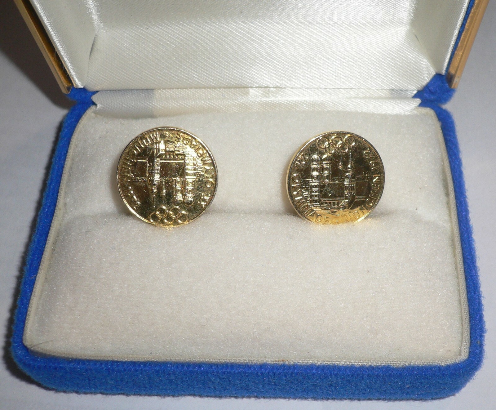 Boutons De Manchette Gemelli – Olympiade Munich 1972 – Collection Vintage