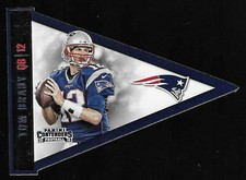 2015 Panini Contenders Banderines Tom Brady #P3 New England Patriots fútbol
