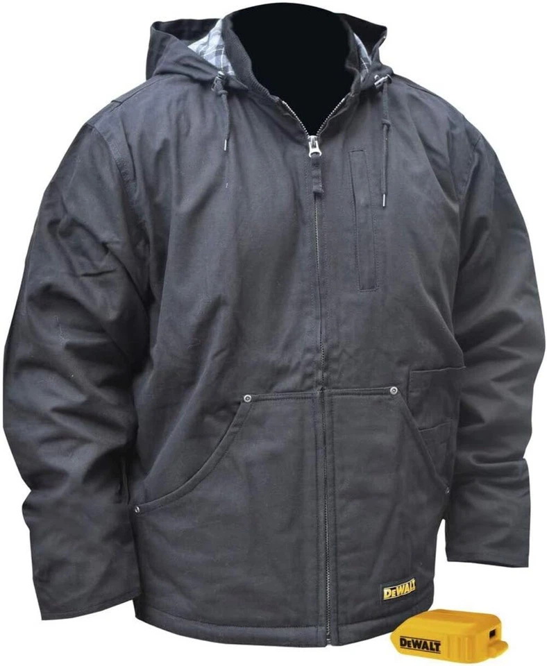 DEWALT DCHJ076A Heated Heavy Duty Work Coat Kit with 2.0Ah Battery and Charger, - Image 3 of 4