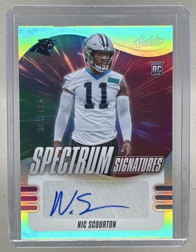 2025 Panini Absolute Nic Scourton Base (RAW)