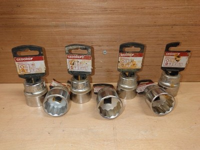 7x Gedore - 30 mm 1/2'' Steckschlüssel