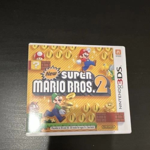 New ListingNintendo New Super Mario Bros. 2 3DS Game Multiplayer Coin Rush Mode With Case