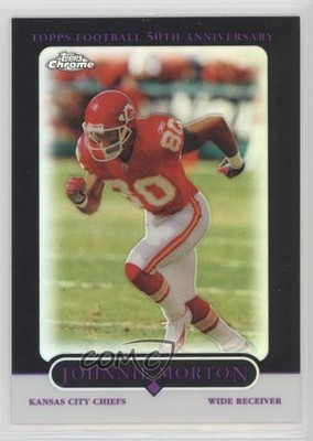 2005 Topps Chrome Black Refractor 3/100 Johnnie Morton #73 8ba
