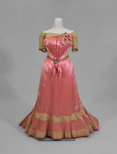 1870s Victorian Edwardian Bustle White Wedding Dress Steampunk Gothic Royal