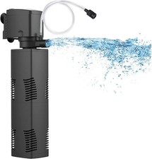 Aquarium Filter for 55 150 Gal Large Tank Biochemical Water Pump Quiet Internal