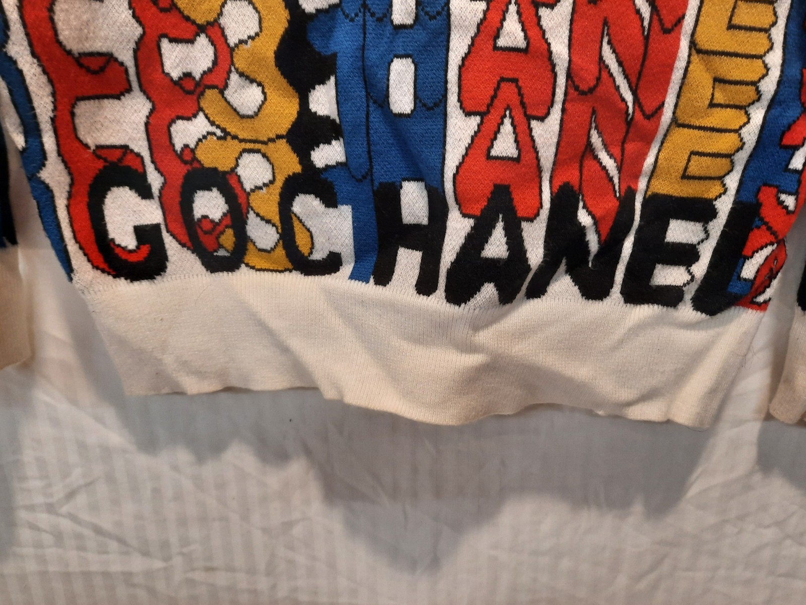 CHANEL Unisex Crewneck Sweater Size XL thumbnail 3