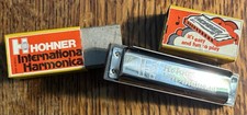 Vintage Hohner International Harmonica in Box Made in Brazil Key of C