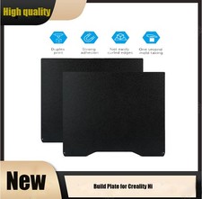Double Sided PEI Sheet Magnetic Steel Bulid Plate for Creality Hi 3D Printer HAU