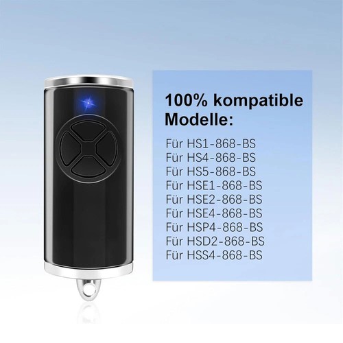 2X nadajnik ręczny do bramy garażowej Hörmann BS 868MHz HSE1 HS1 HSE2 HS4 HS5-868-BS ~~ - Zdjęcie 19 z 21