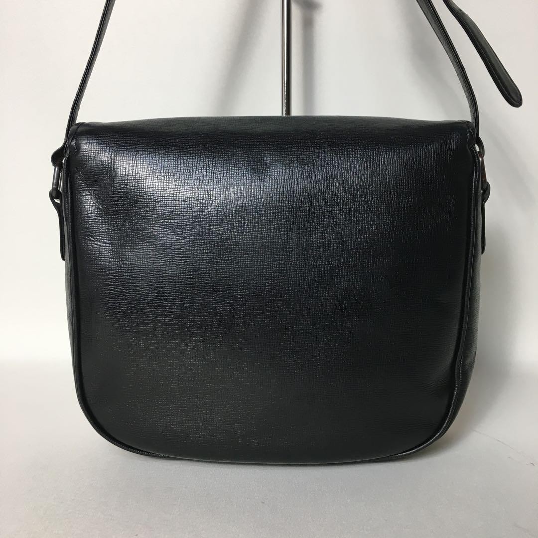 2504 121 Buone condizioni Borsa a tracolla Yves Saint Laurent nera logo YSL