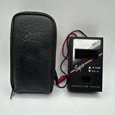 Supco MFD-10 Capacitance Meter Capacitor Tester 0.01-10000 MFD & Case