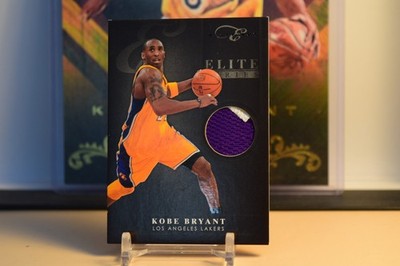 2010-11 KOBE BRYANT PANINI ELITE BLACK BOX PRIME PATCH MATERIALS #18/25 See All