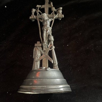 Vintage Pewter Arma Christi Instrument Of Passion