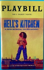 Hell’s Kitchen Playbill MALEAH JOI MOON SHOSHANA BEAN BRANDON VICTOR DIXON 2024