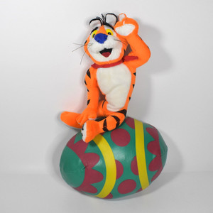 2002 Kellogg’s Tony the Tiger Easter Egg Plush Toy 14" Frosted Flakes Mascot