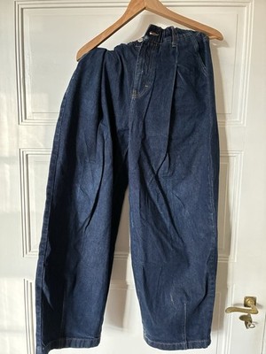 Zara Oversized Baggy Jeans Men s Herren Männer BlauL 30 32 Wie Neu
