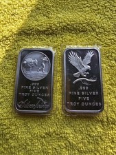 5 oz Silver Bar (Random Design) #2