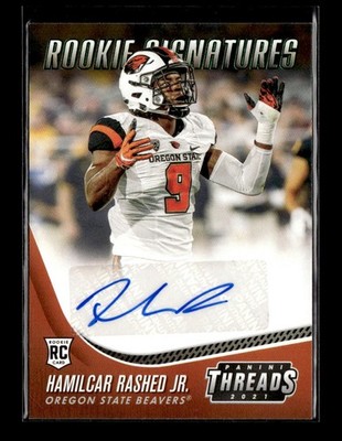 2021 Panini Chronicles #TS-HRA Hamilcar Rashed Jr. Threads Rookie Signatures