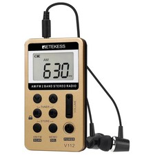 Compact  Stylish Mini Radio with 58 Preset Stations - The Perfect Gift for All