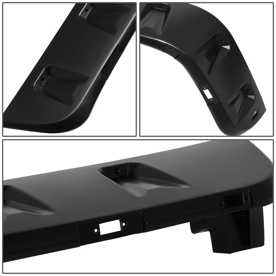 PARA 07-18 WRANGLER JK 4 PIEZAS BOLSILLO REMACHADO LED GUARDABARROS BROTES 13 14 15 16 17 Foto 3 de 4