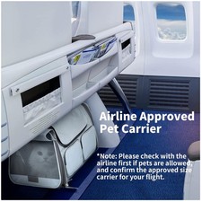 Travel-Friendly Pet Carrier with Rollable Cover